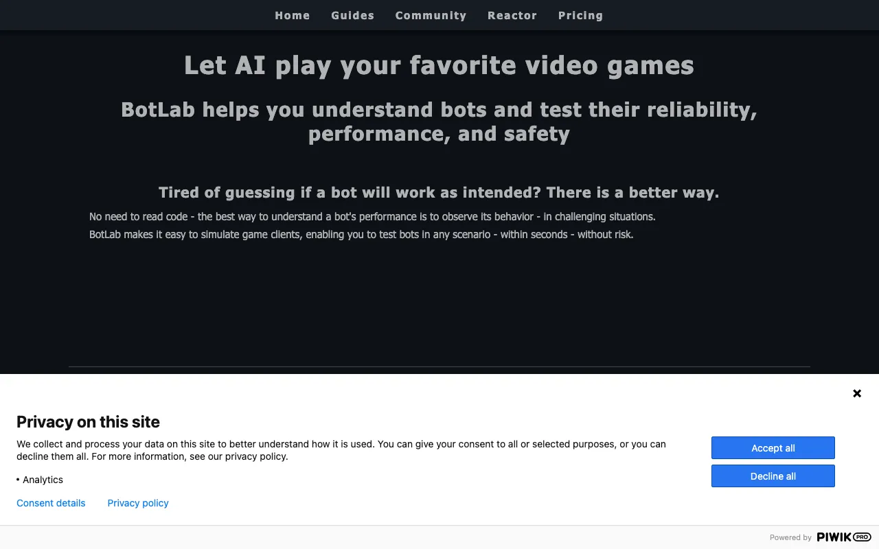 BotLab — preview screenshot