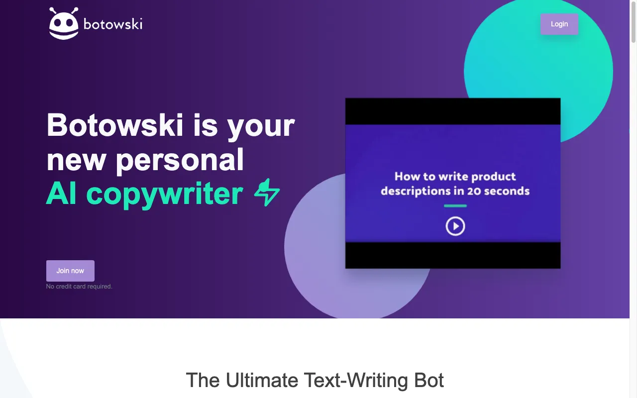 Botowski — preview screenshot
