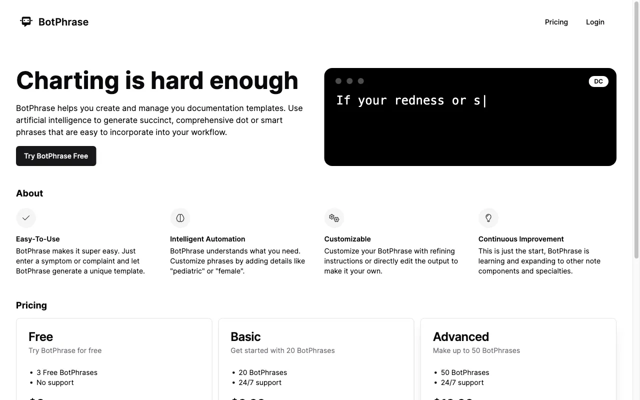 BotPhrase — preview screenshot