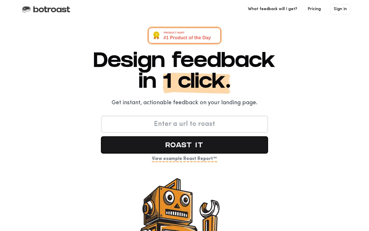 Botroast — preview screenshot