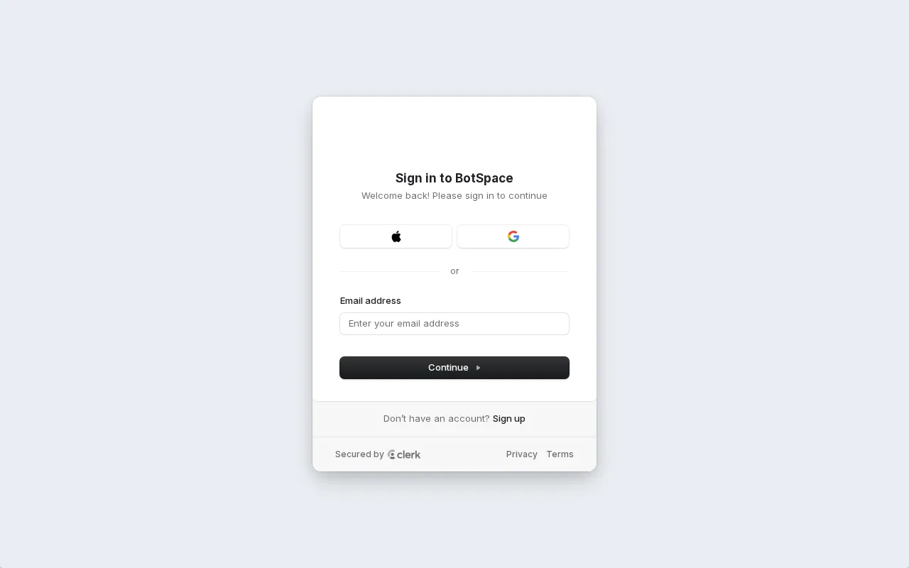 BotSpace — preview screenshot