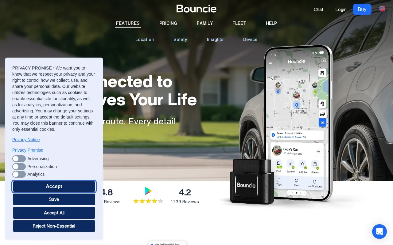 Bouncie — preview screenshot