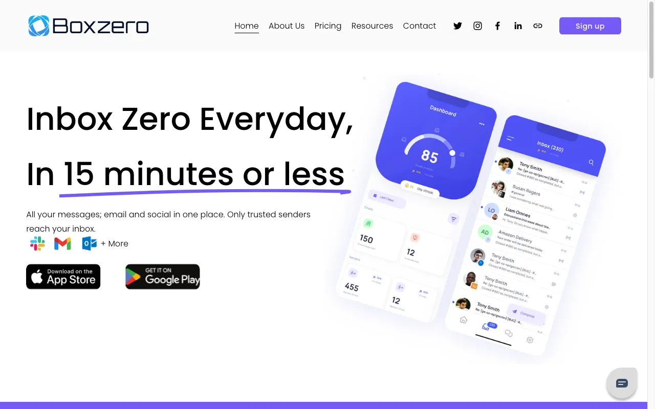 Boxzero — preview screenshot