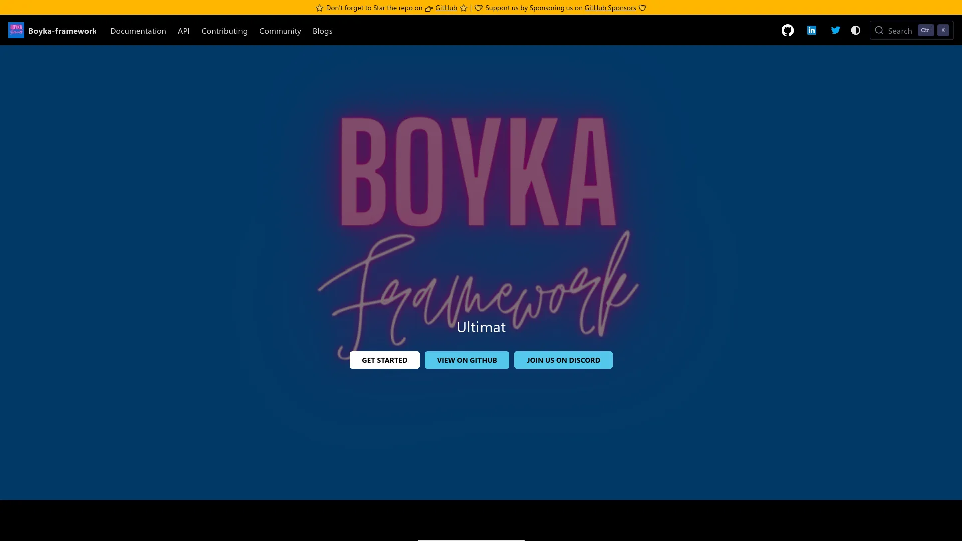 Boyka-Framework — preview screenshot