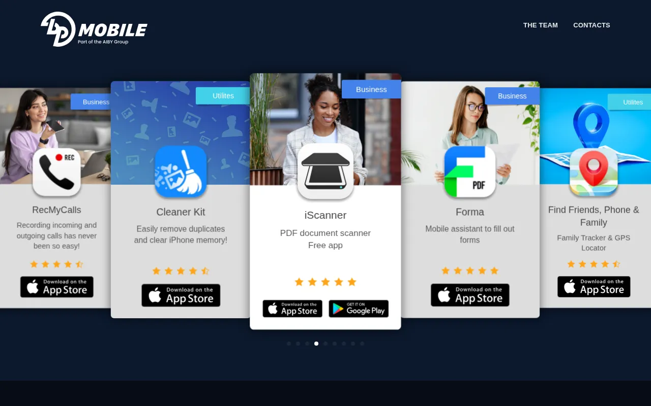 BP Mobile — preview screenshot