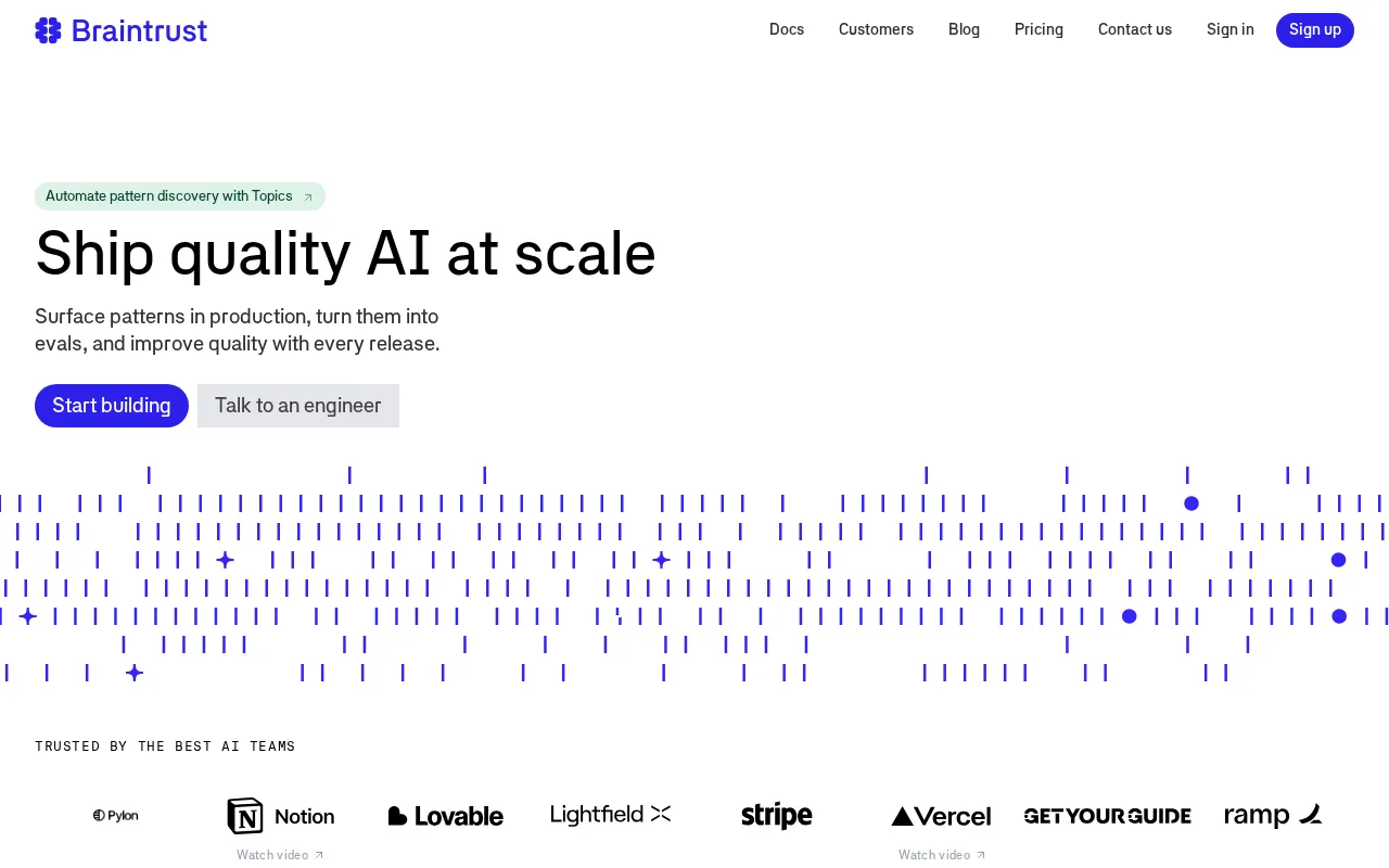 Braintrust — preview screenshot