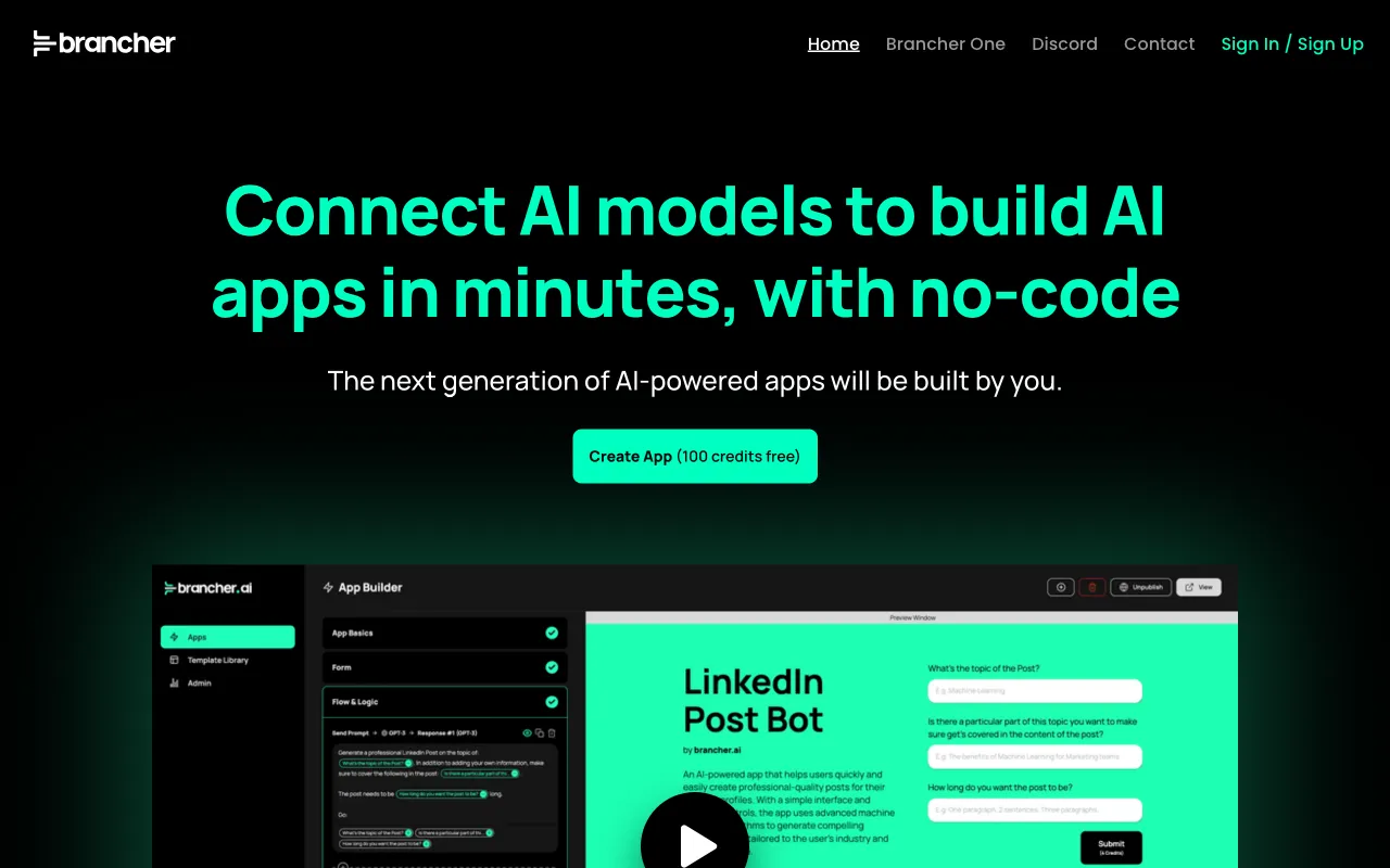 Brancher AI — preview screenshot