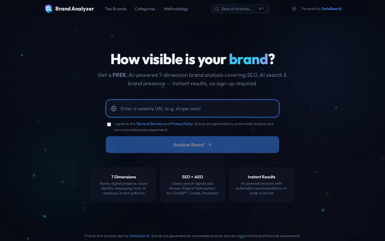 Brand Analyzer — preview screenshot