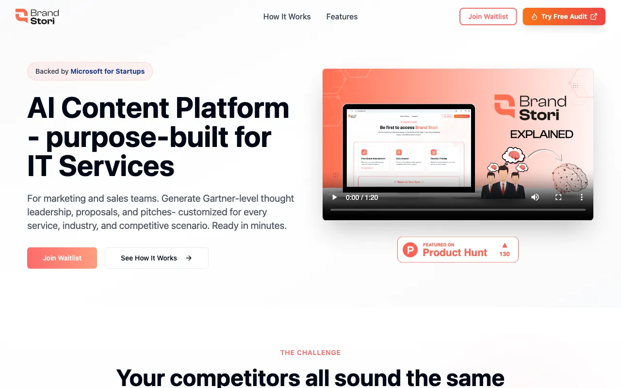 BrandStori — preview screenshot
