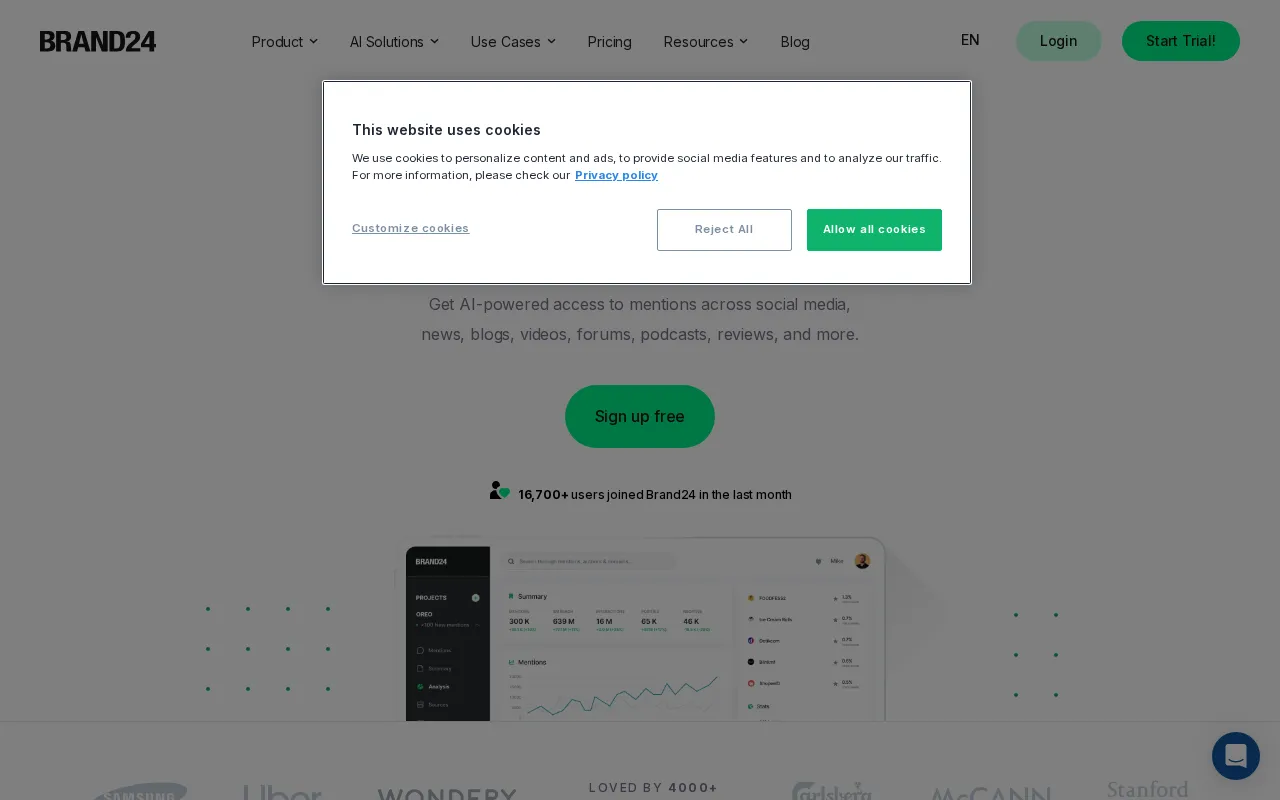 Brand24 — preview screenshot