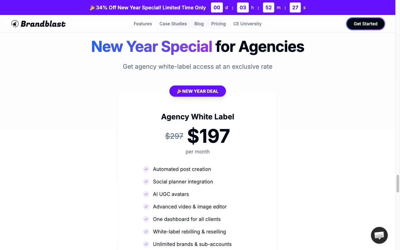 Brandblast.ai — pricing page