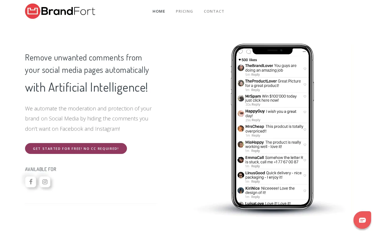 Brandfort.co — preview screenshot
