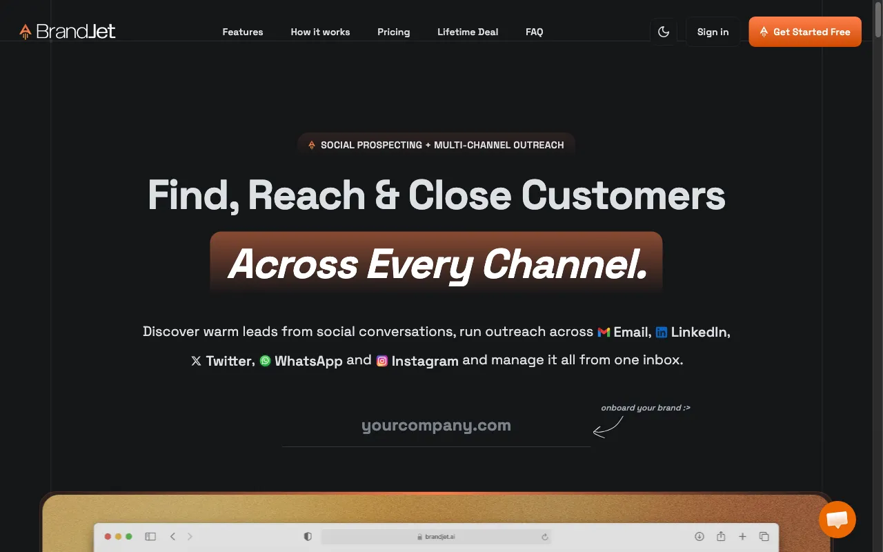 BrandJet AI — preview screenshot
