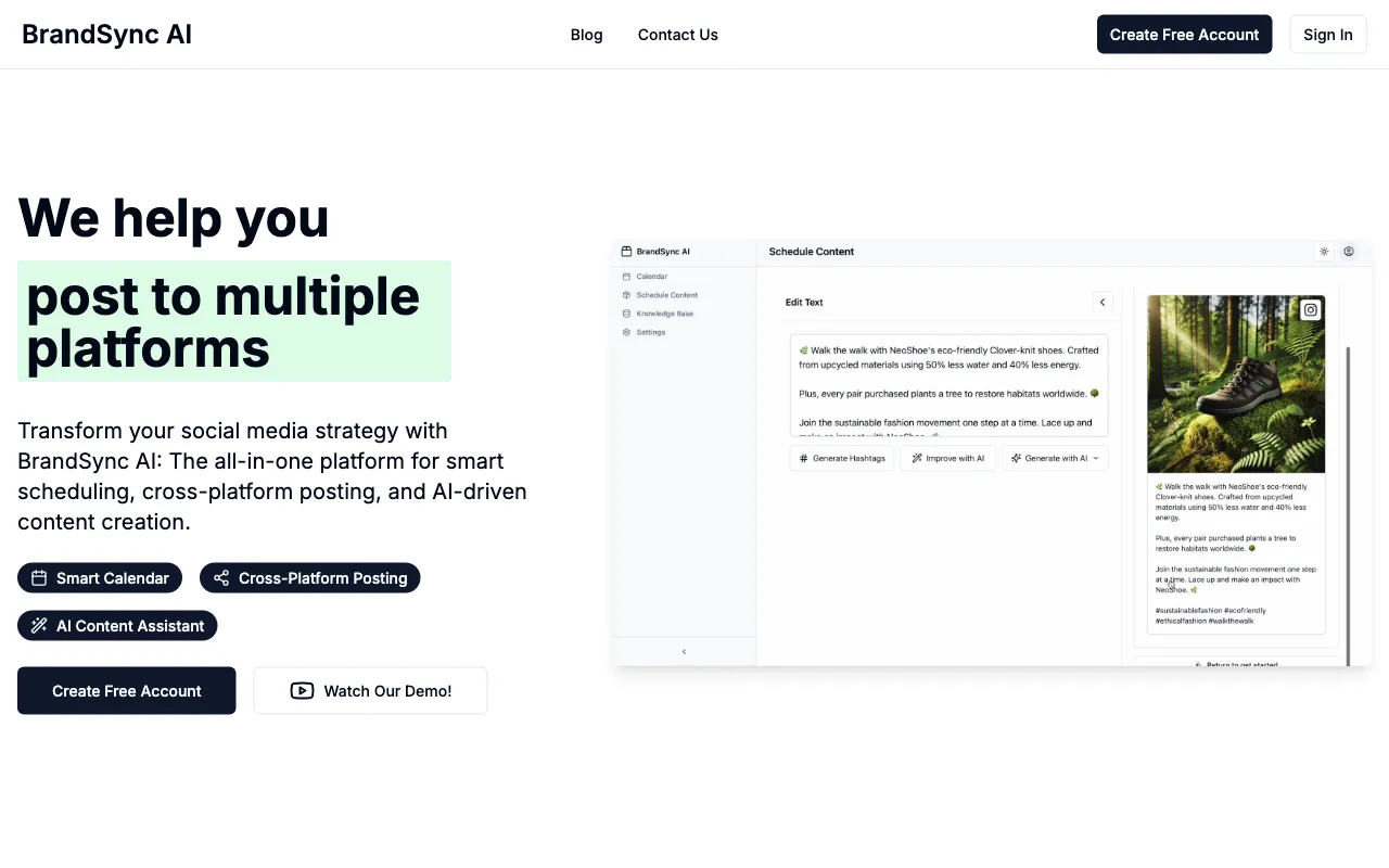 BrandSync AI — preview screenshot