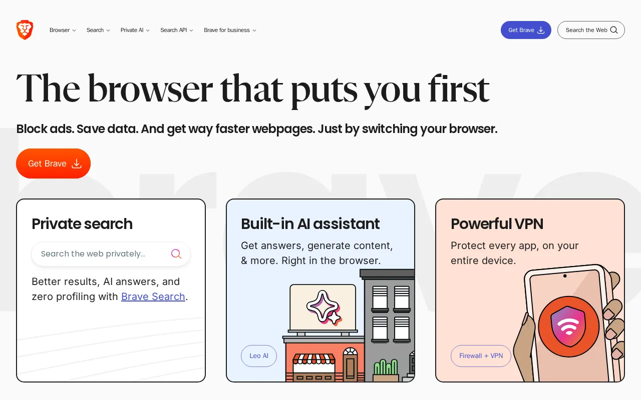 Brave Private Browser — preview screenshot