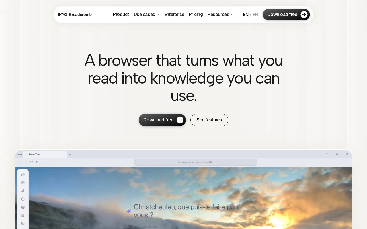Breadcromb — preview screenshot