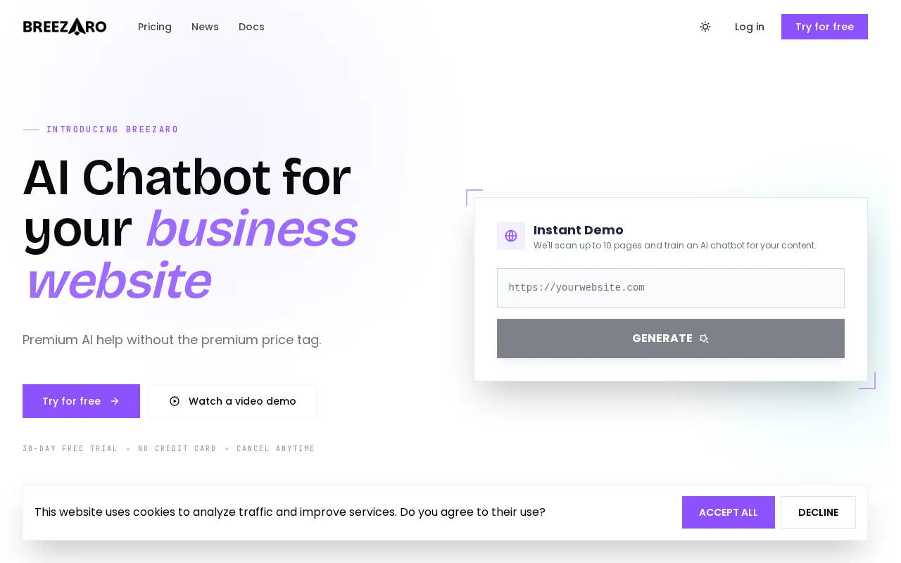 Breezaro — preview screenshot