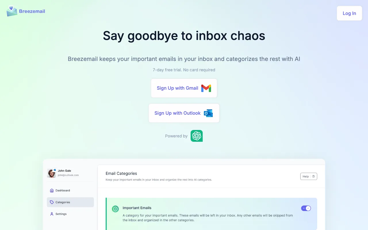 Breezemail — preview screenshot