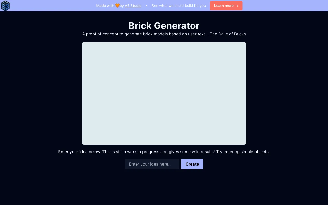 Brick Generator — preview screenshot