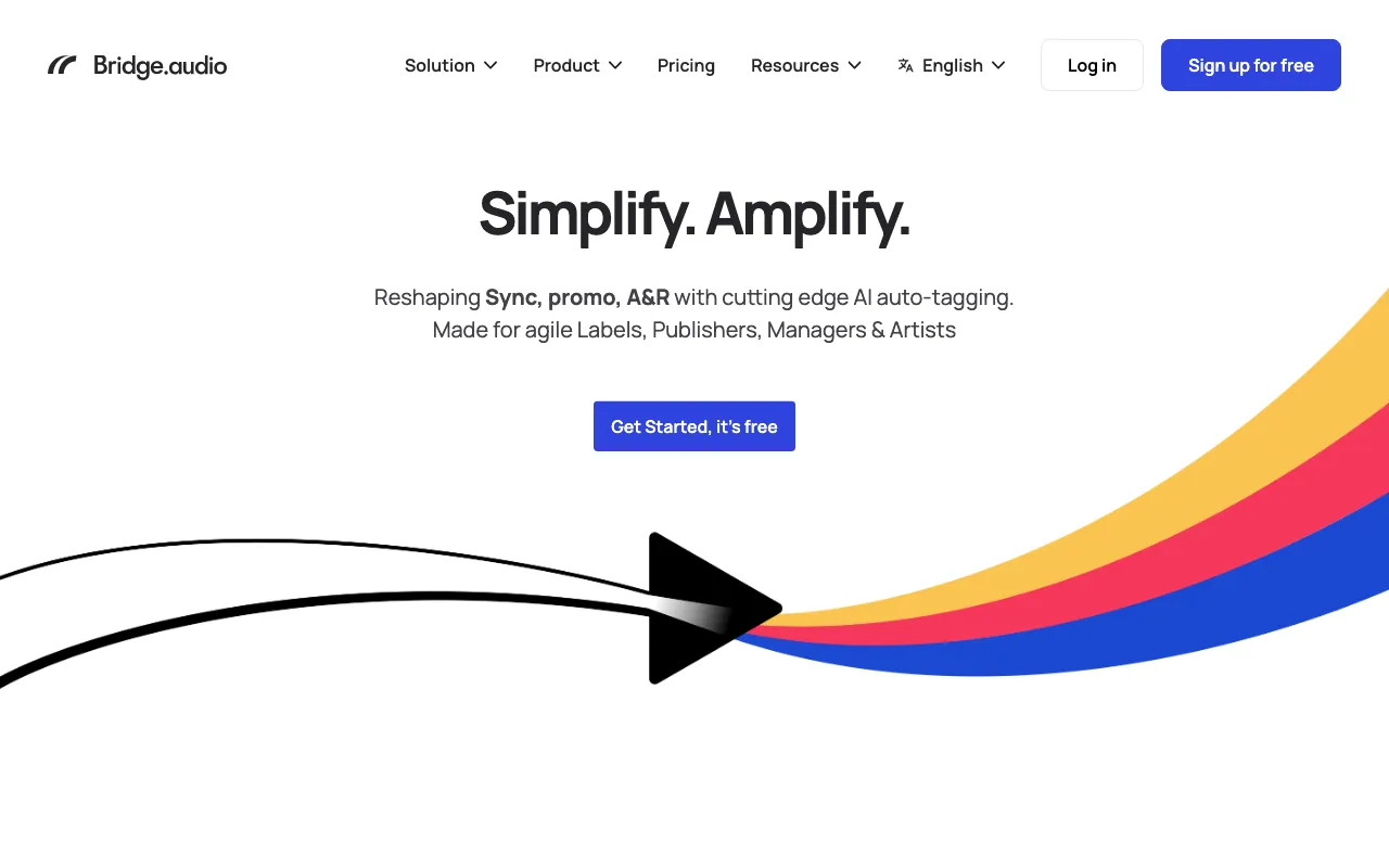 Bridge.audio — preview screenshot