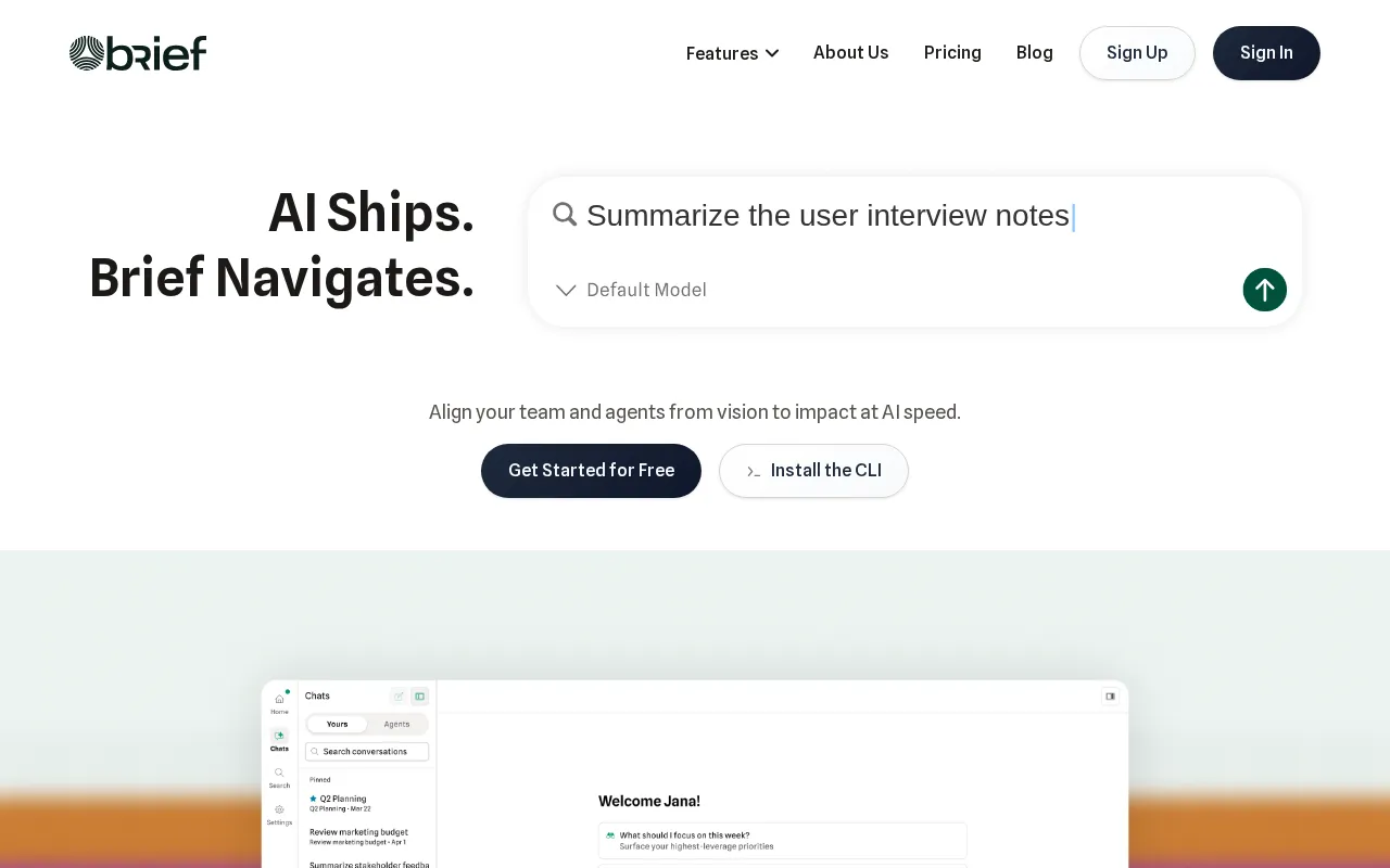 Brief — preview screenshot