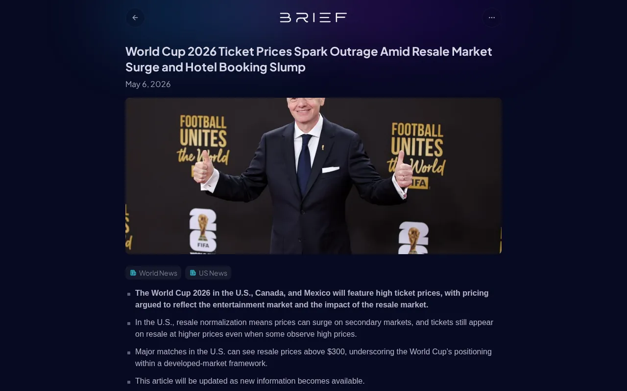 Brief News — pricing page