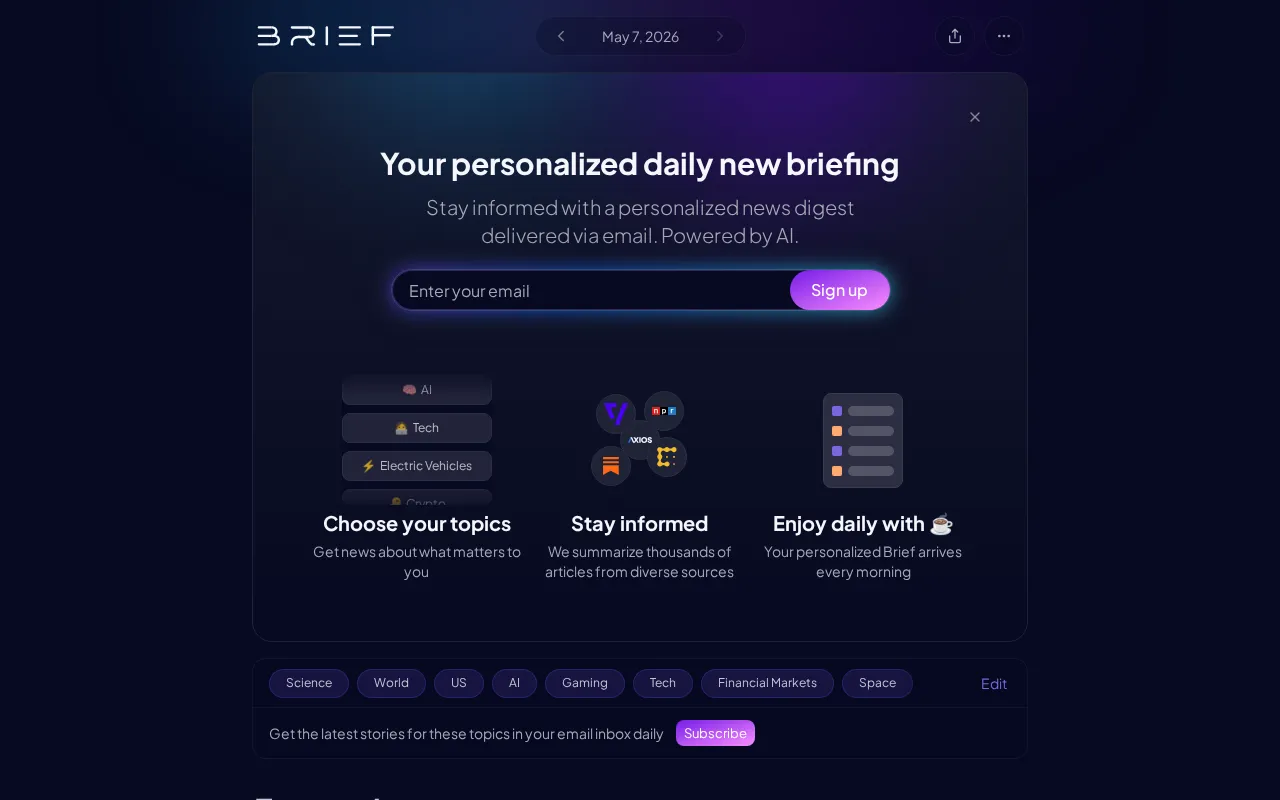 Brief News — preview screenshot
