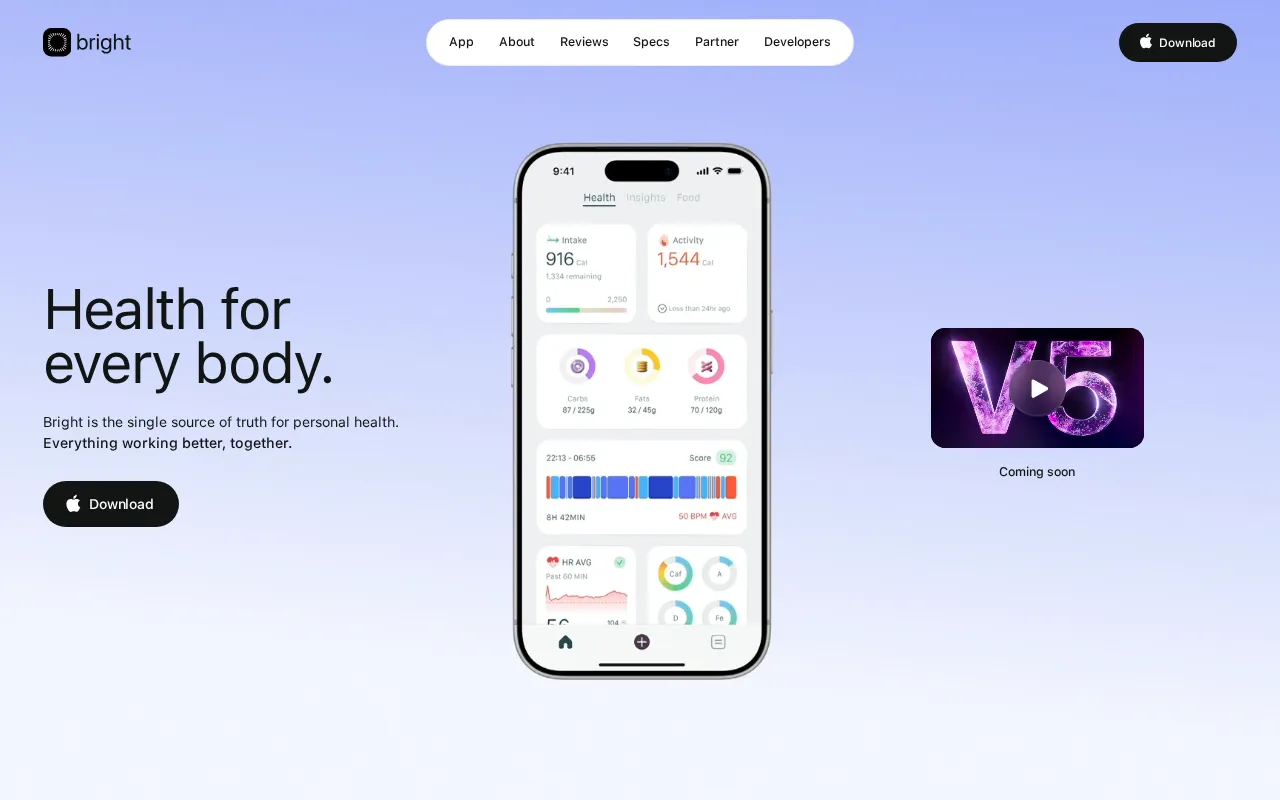 Bright — preview screenshot