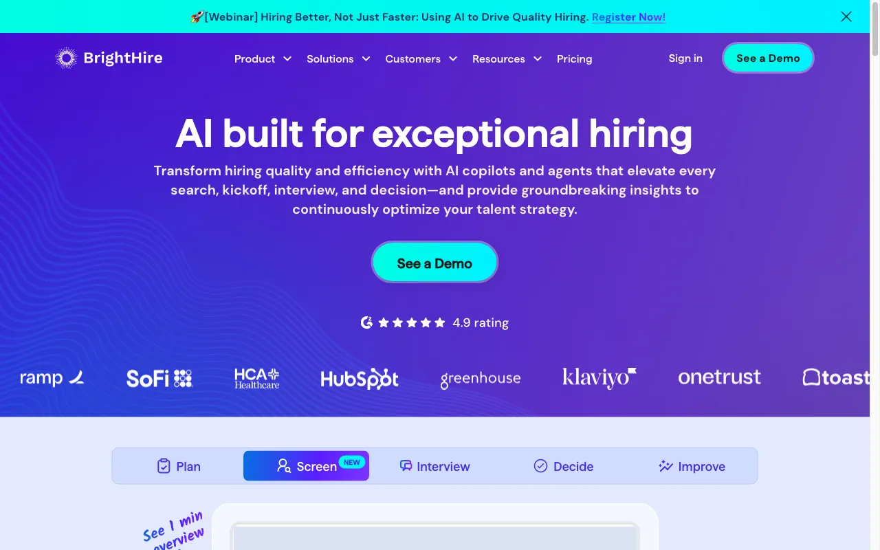 brighthire.ai — preview screenshot