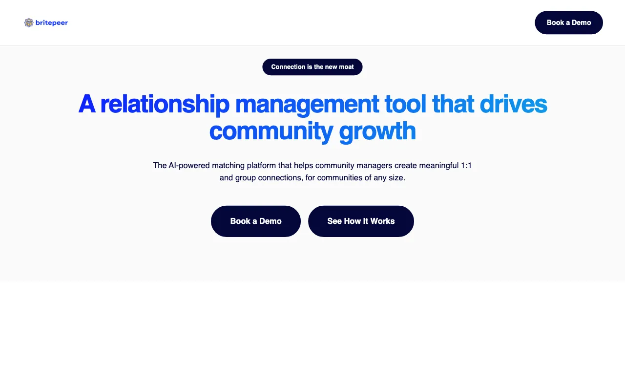 Britepeer — preview screenshot
