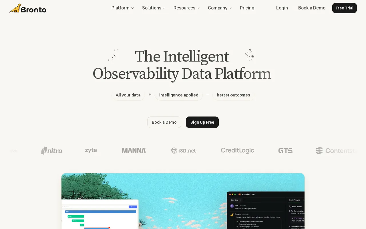 Bronto — preview screenshot