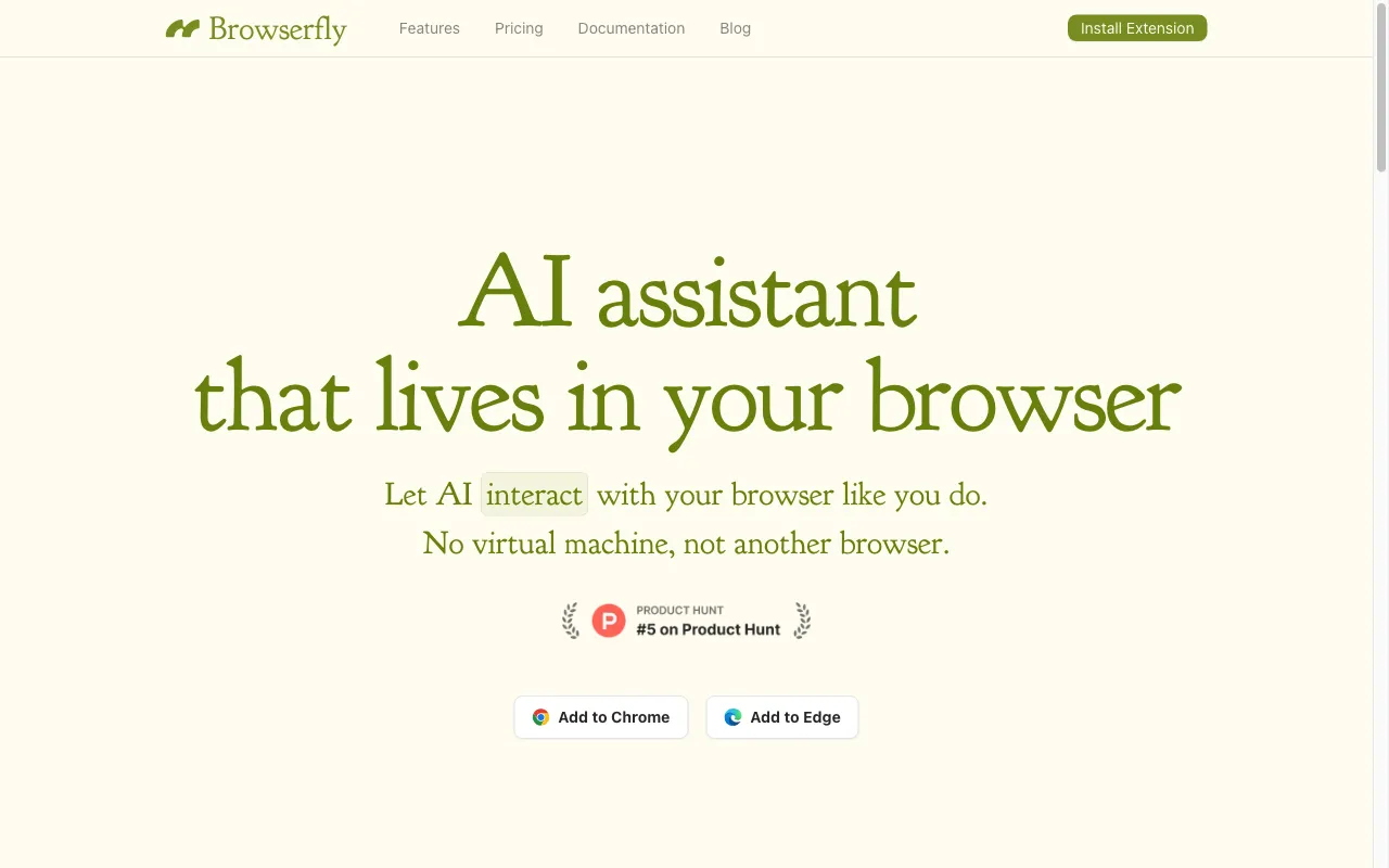 Browserfly — preview screenshot
