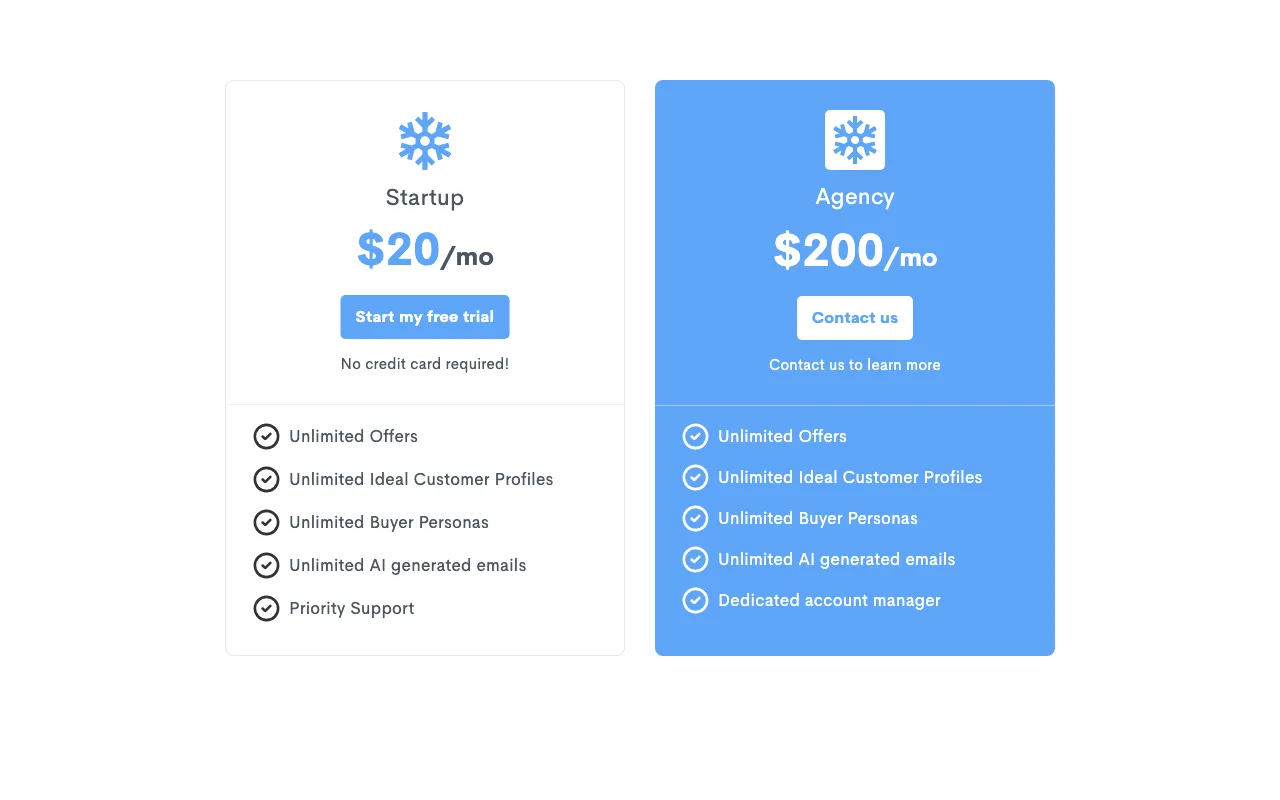 BrrrWrite — pricing page