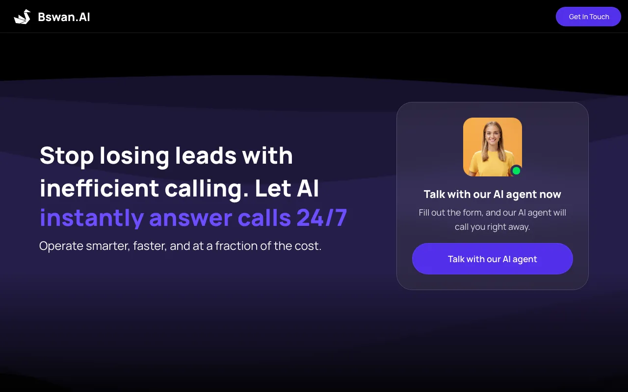 Bswan.ai — preview screenshot