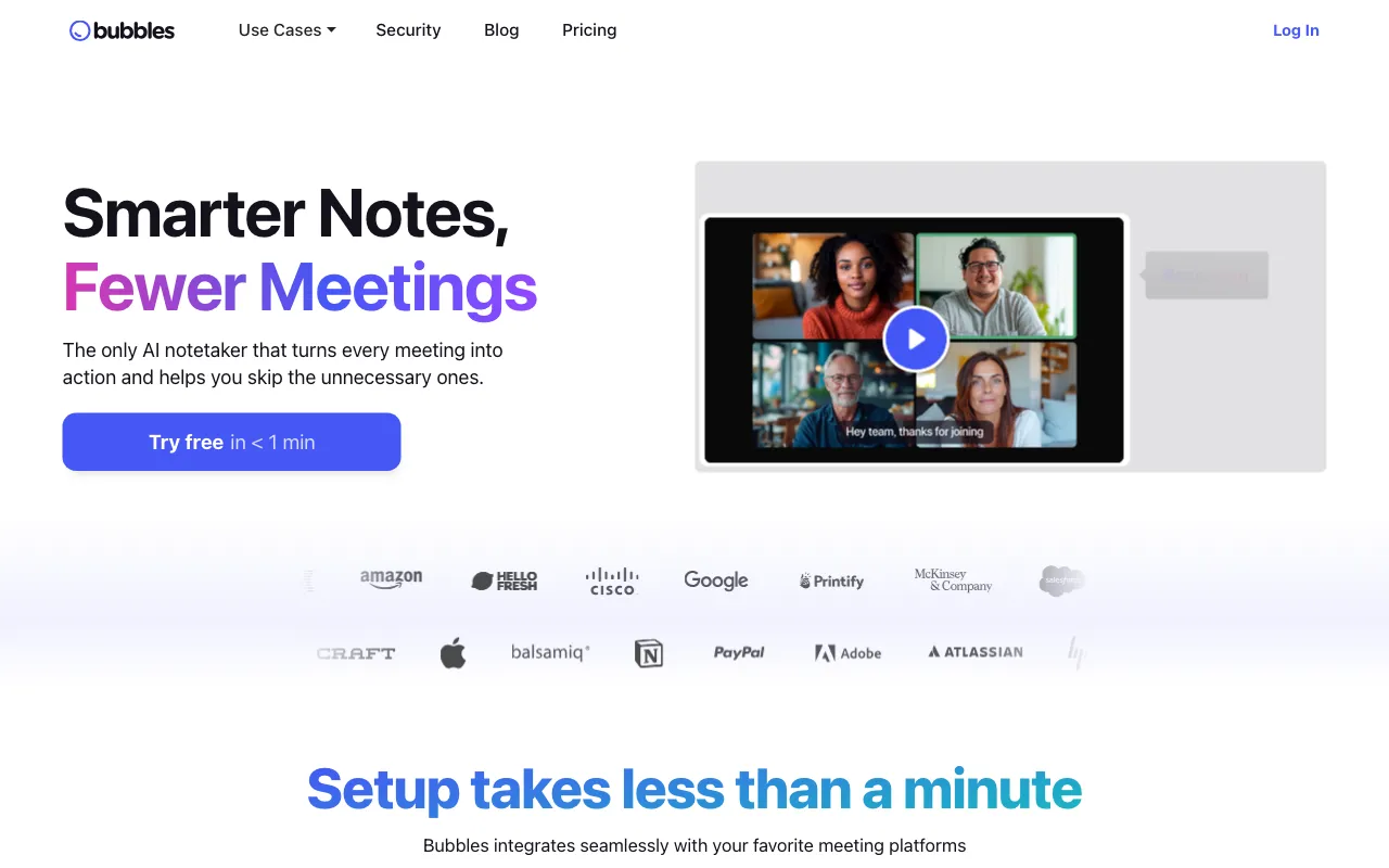 Bubbles — preview screenshot
