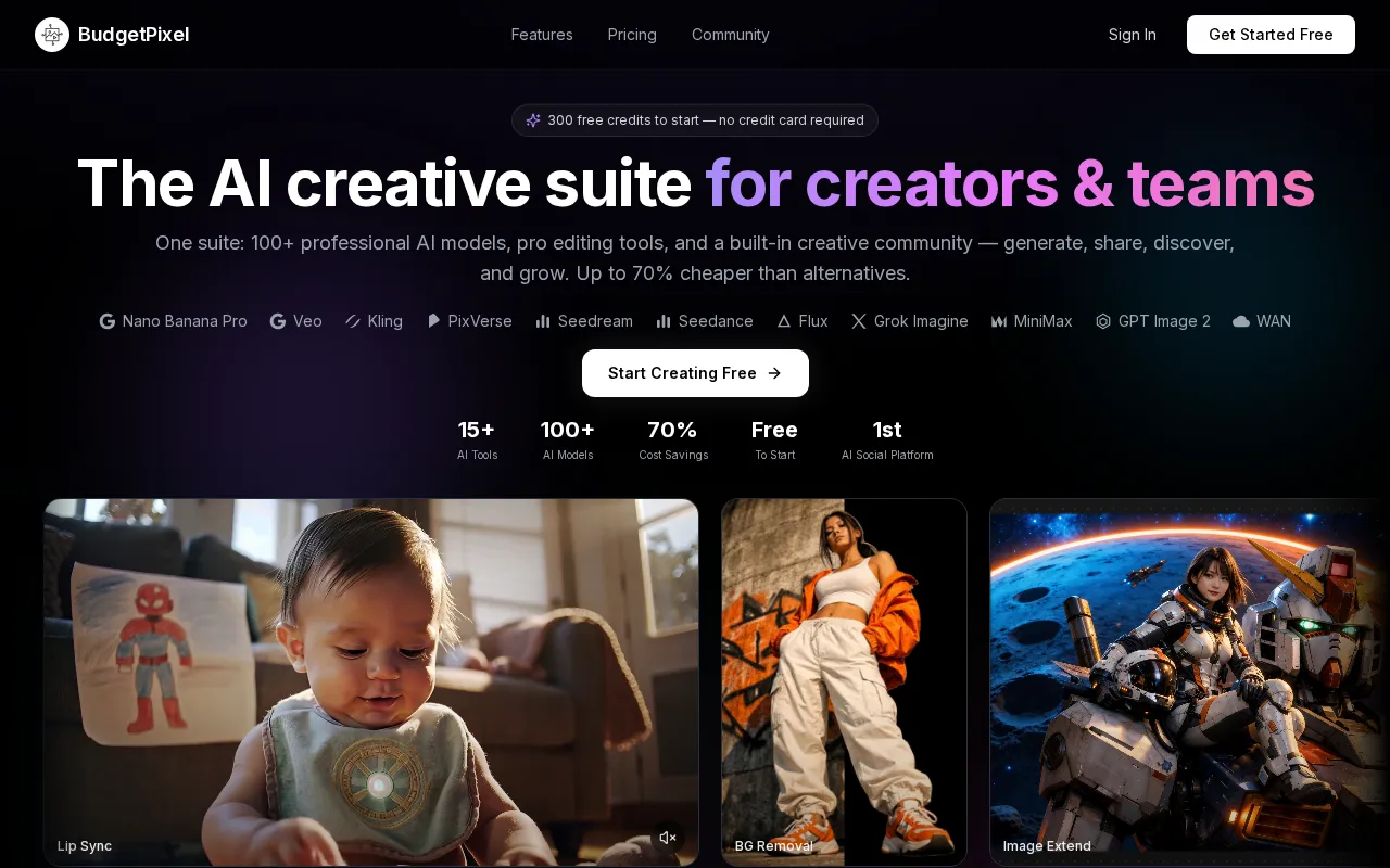 BudgetPixel — preview screenshot