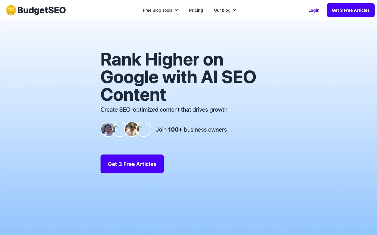 BudgetSEO — preview screenshot