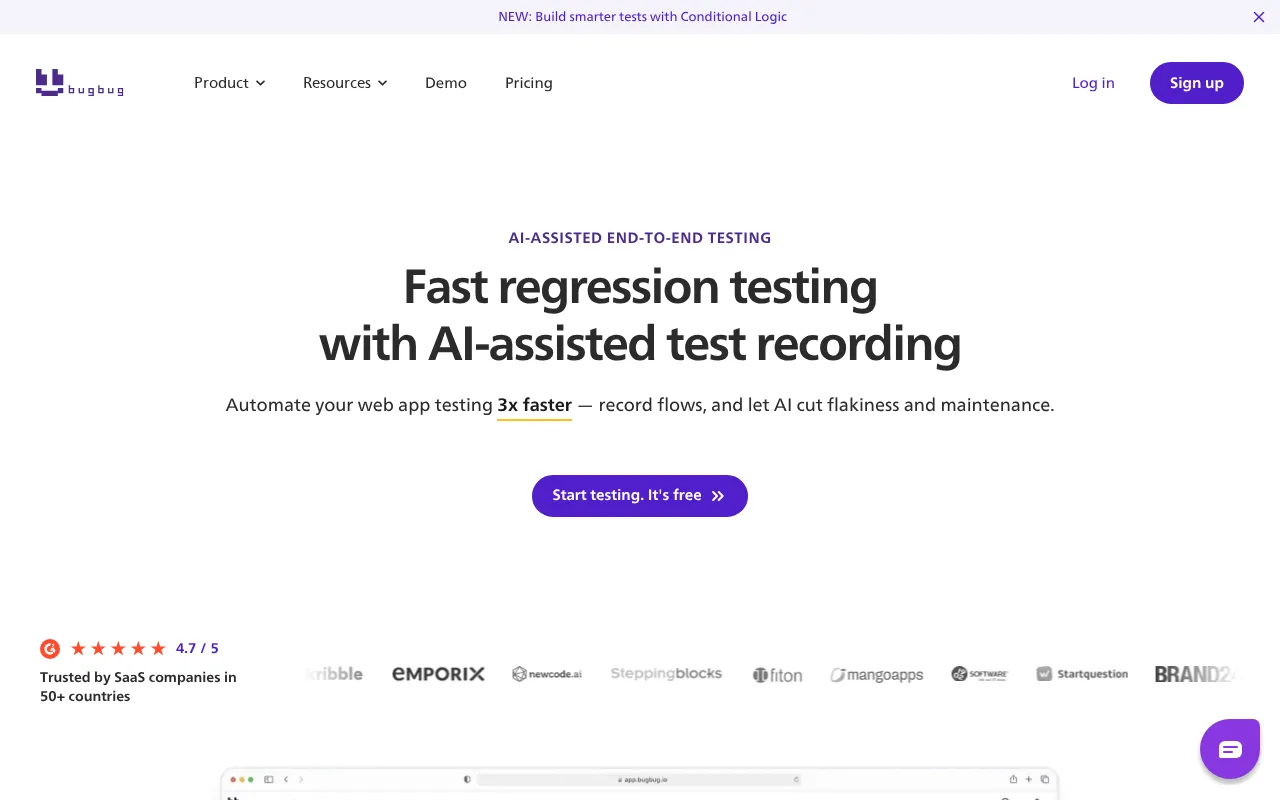 Bugbug — preview screenshot