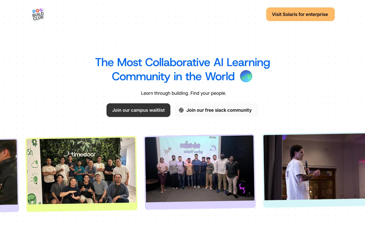 Build Club — preview screenshot