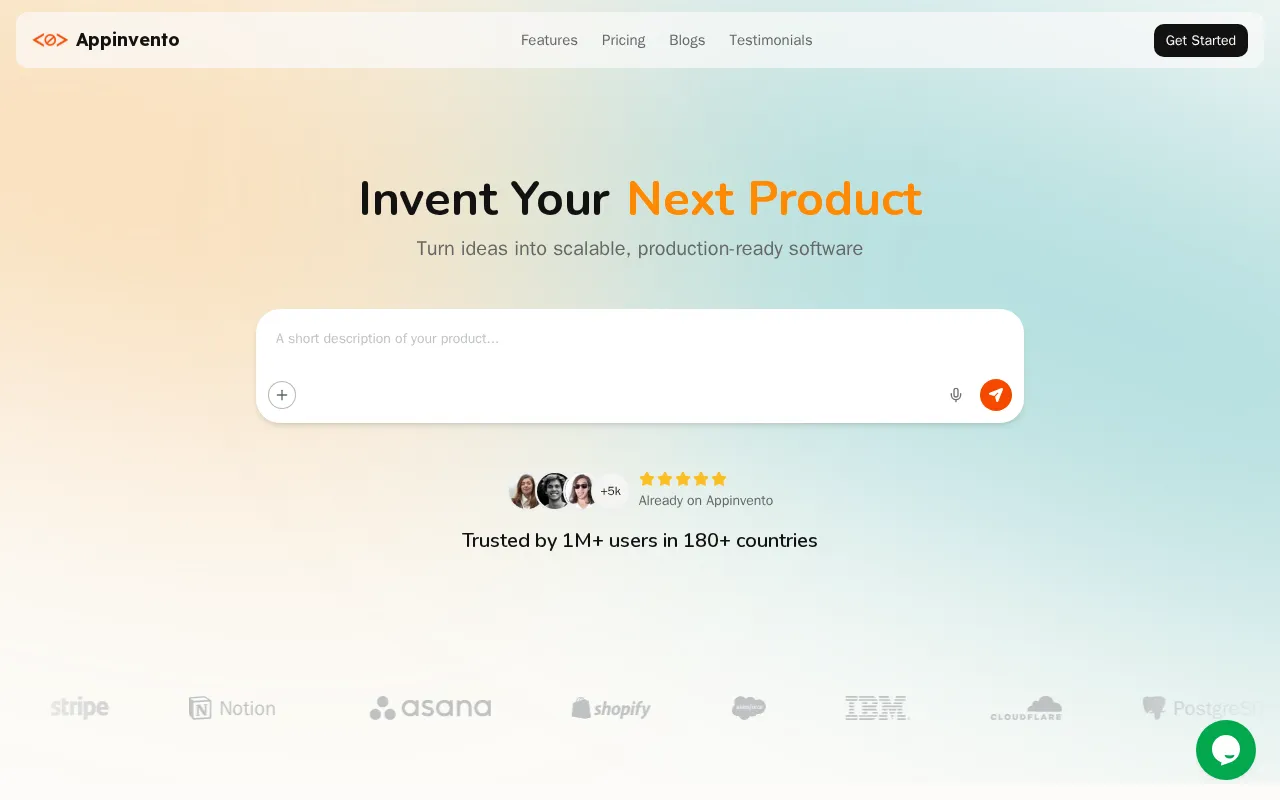 Appinvento — preview screenshot