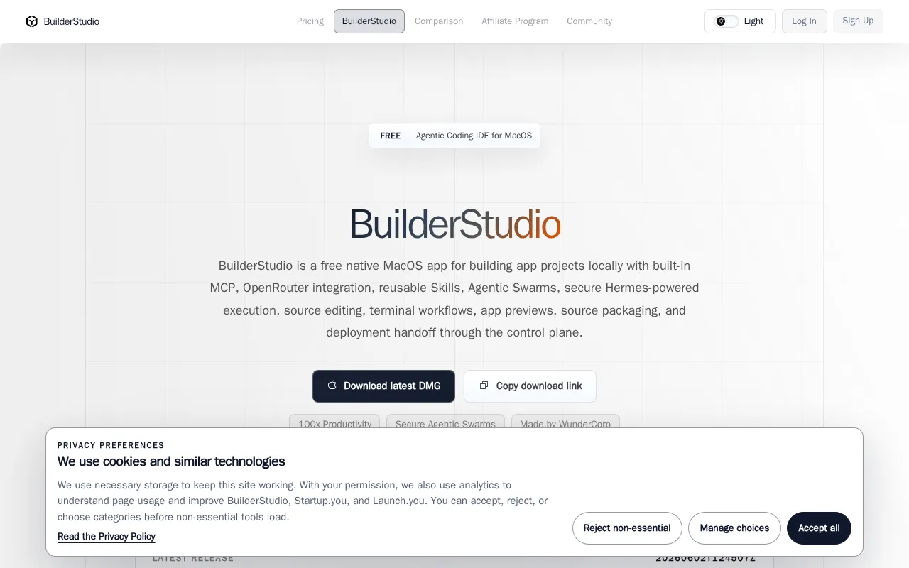BuilderStudio — preview screenshot