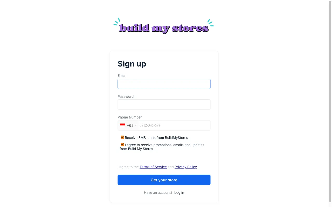 BuildMyStores — preview screenshot