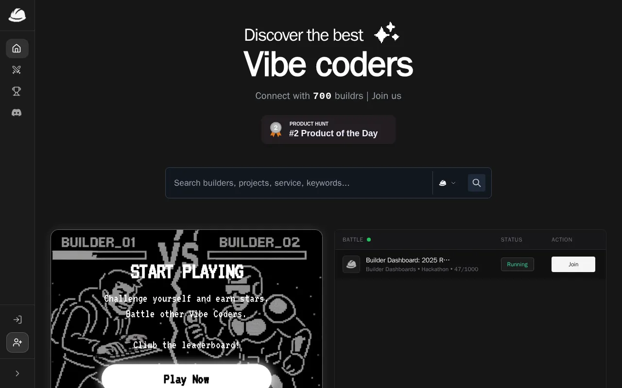 Buildrs — preview screenshot