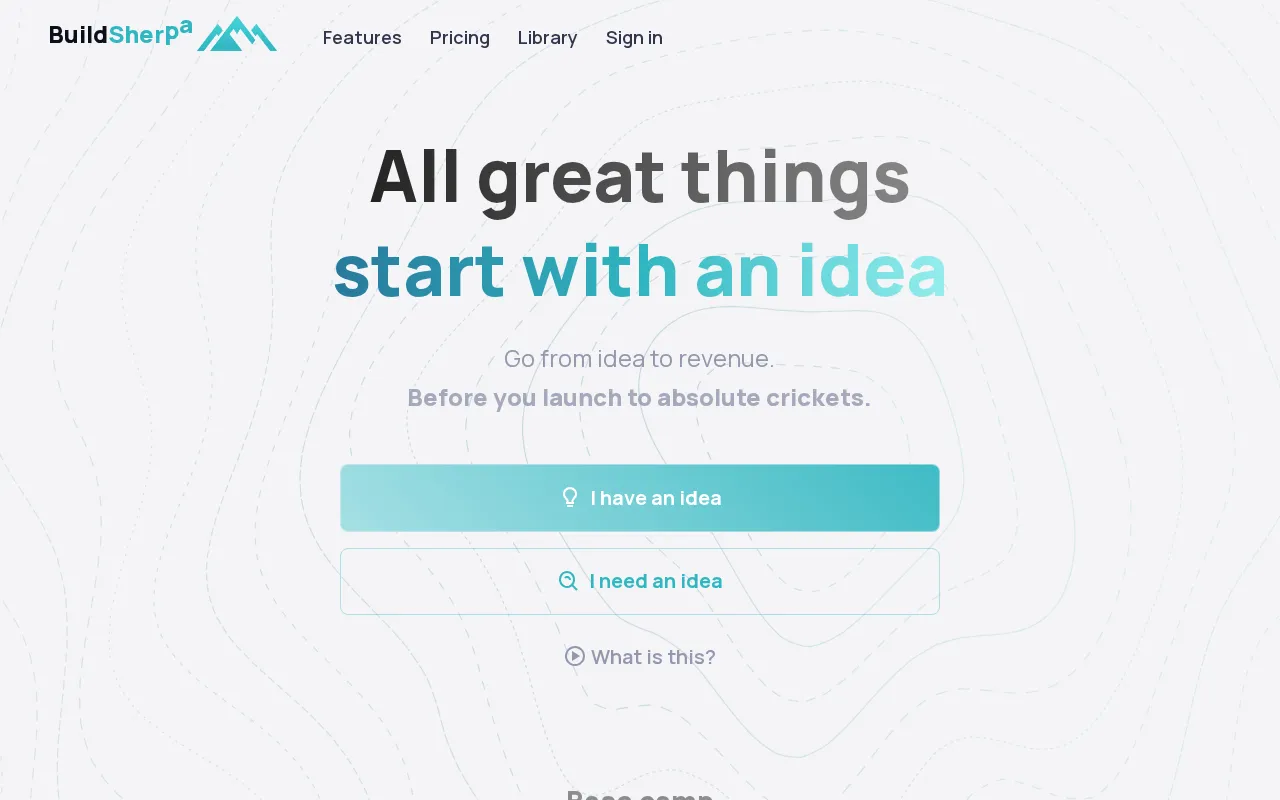 BuildSherpa AI — preview screenshot