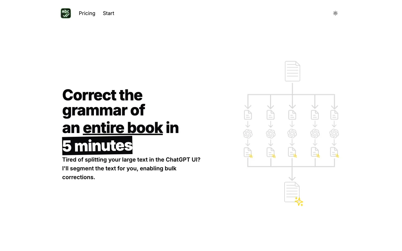 BulkCorrector — preview screenshot