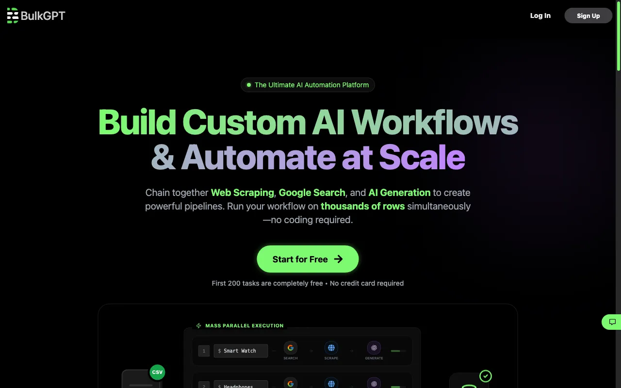 BulkGPT.ai — preview screenshot