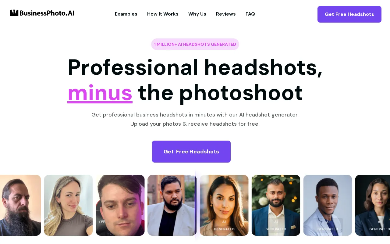 Business Photo AI — preview screenshot