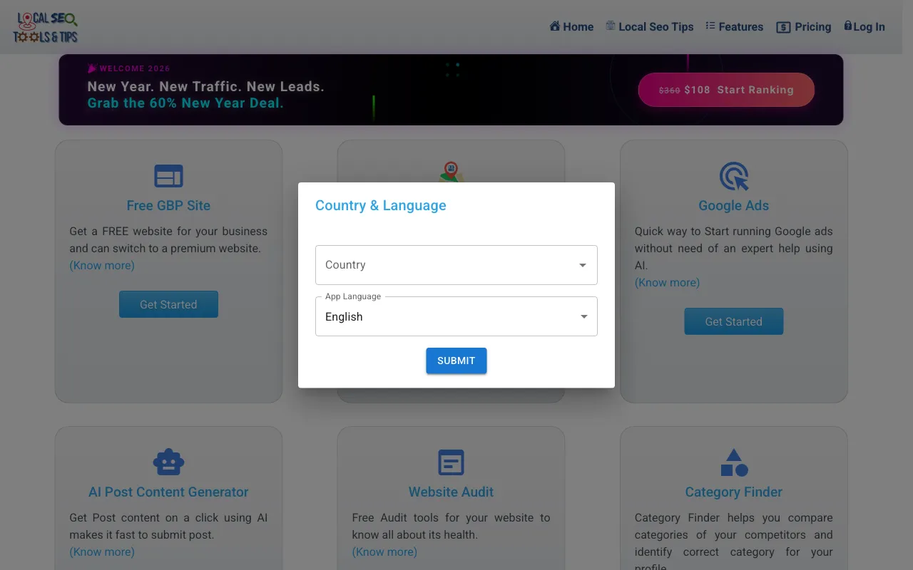 Local SEO Tools and Tips — preview screenshot