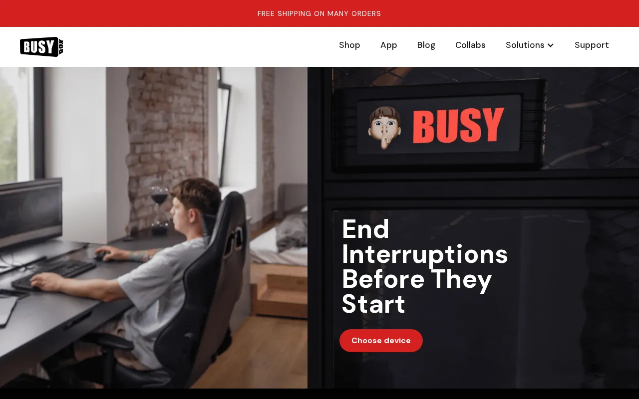 BusyBox Smart Sign — preview screenshot