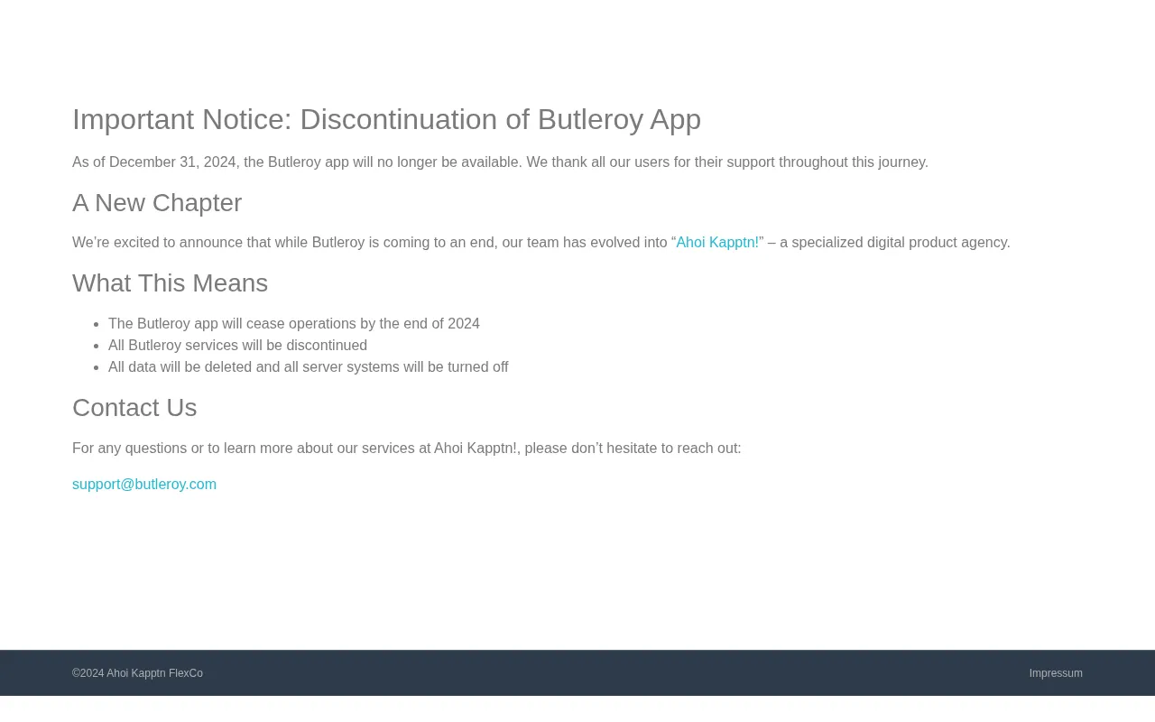 Butleroy — preview screenshot